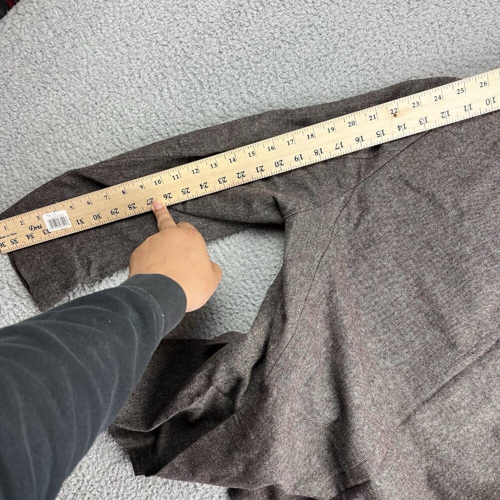 Pronto Uomo Blue Men's Brown Wool Blend Tweed Blazer Coat Jacket XL Slim Fit - Picture 9 of 12